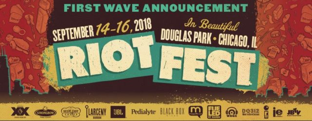 Riot Fest Announces First Wave of Artists for 2018