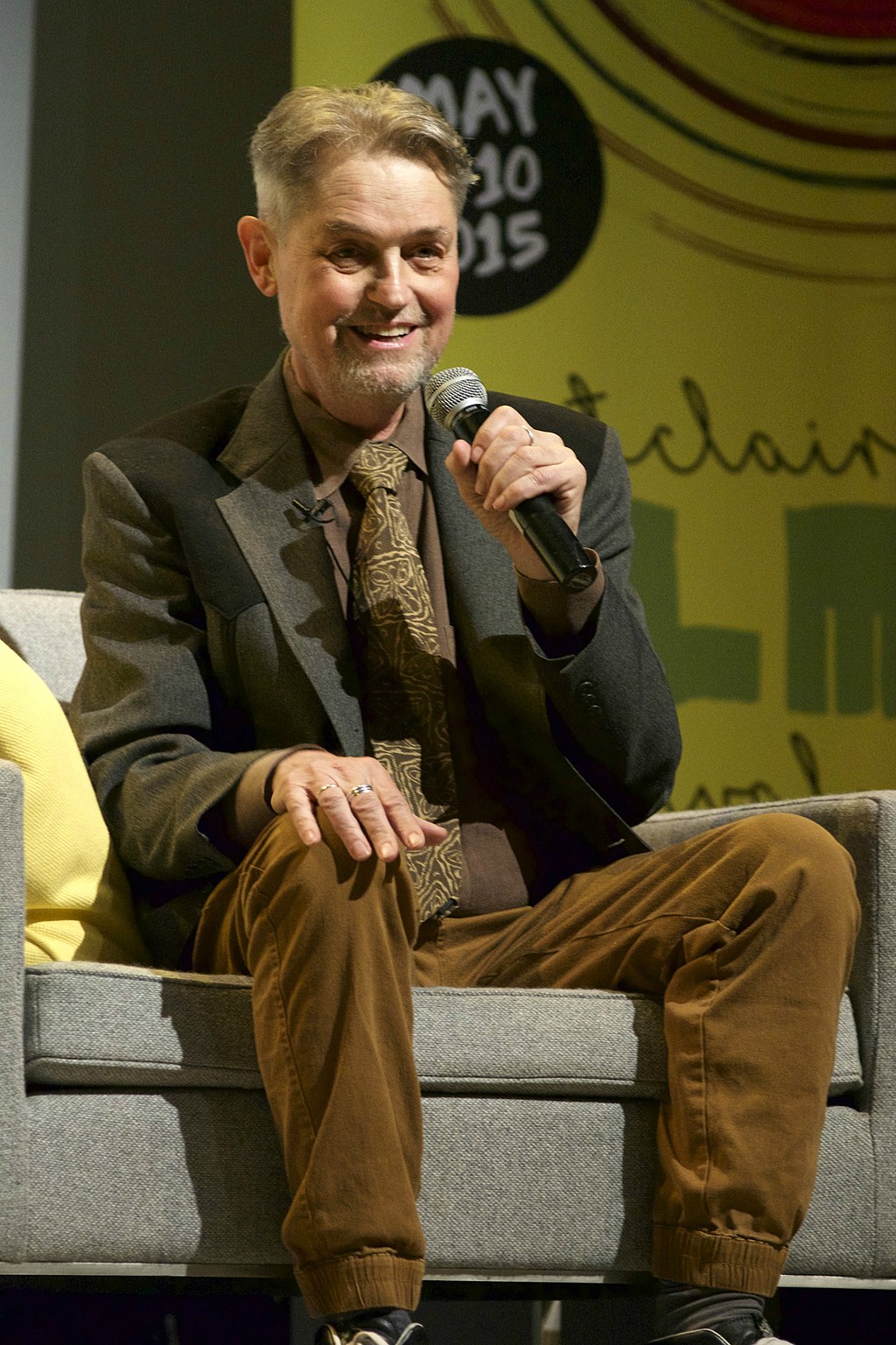 Johnathan Demme in 2015; by “Dan D'Errico / Montclair Film Festival”